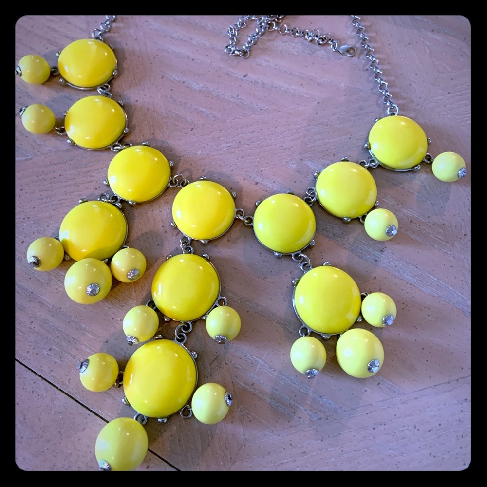 BaubleBar Yellow Bauble Statement Necklace